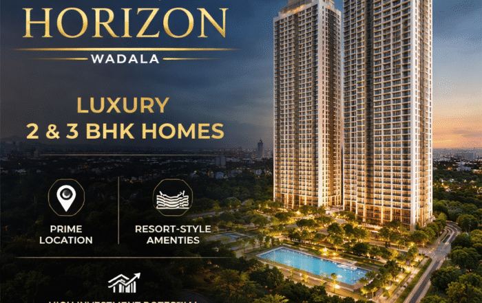 Godrej Horizon Wadala luxury towers offering premium 2 and 3 BHK flats in Wadala